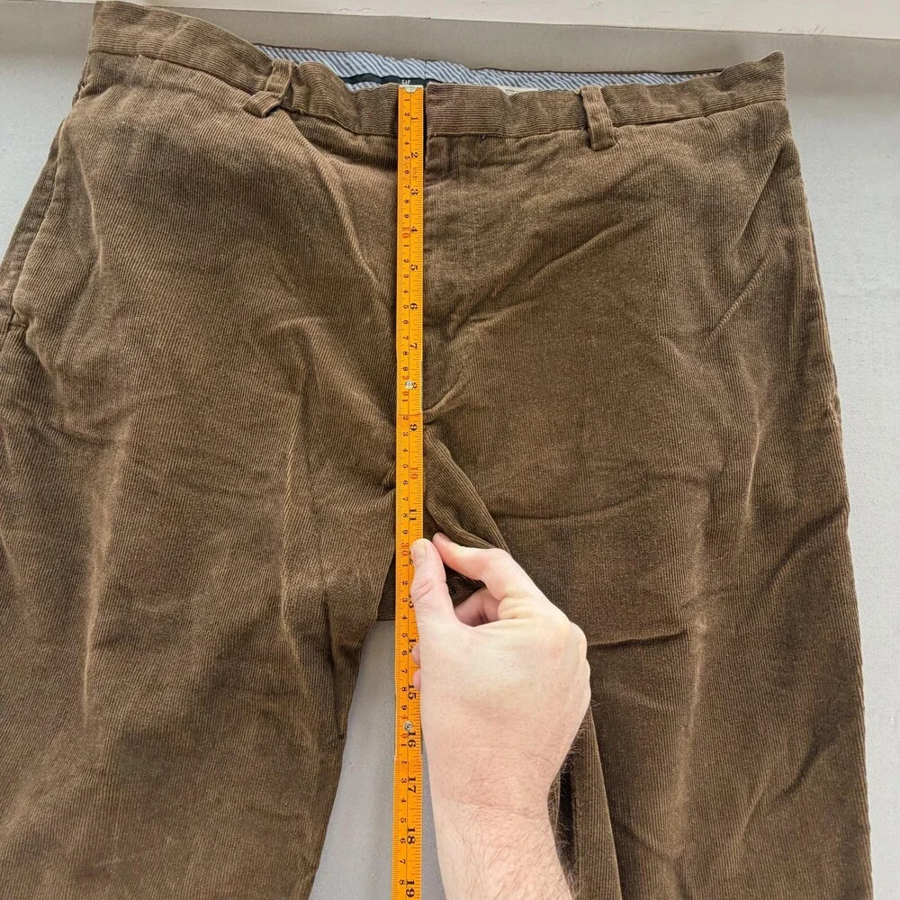 Gap Corduroy Pants Mens FIT 36x32 Brown Classic Fit Straight Leg Casual Cotton